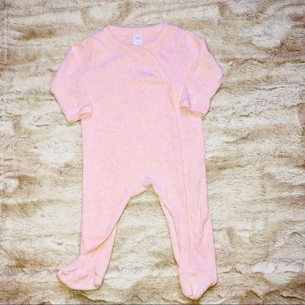 Nordstrom baby pink footsies NWOT 3 months